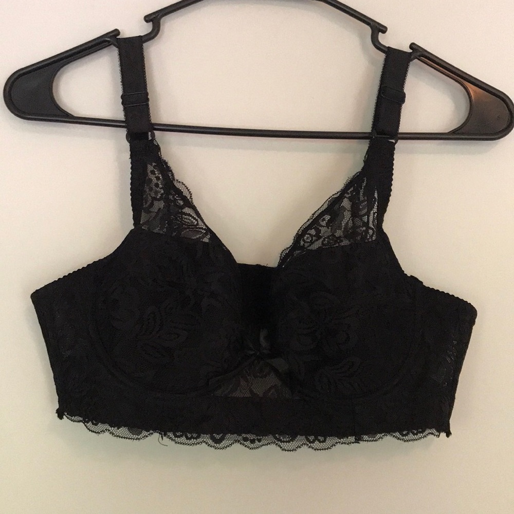 Sexy black lace bra / bra-let Size 38/85